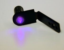 optional purple light assembly